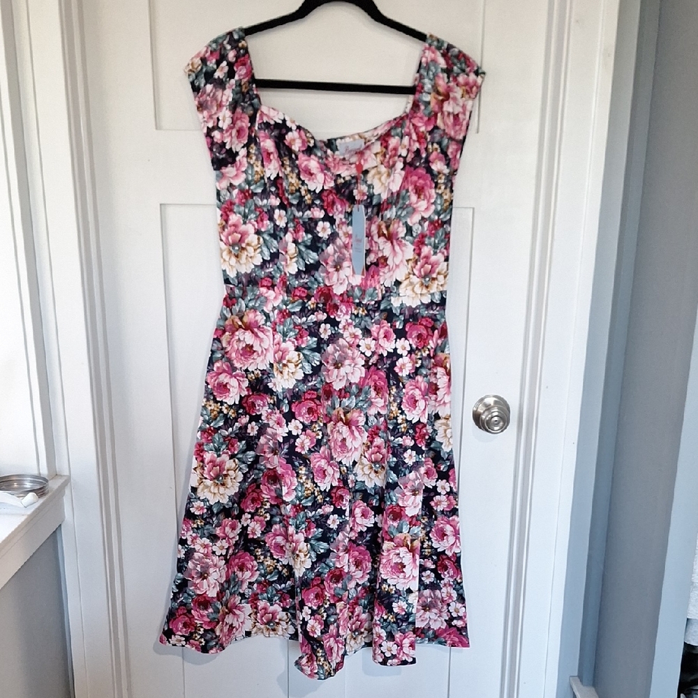 Floral Print Women's Dress